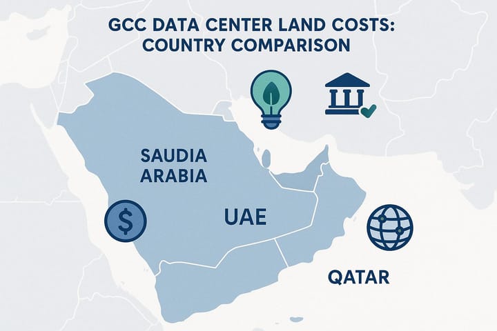 GCC Data Center Land Costs: Country Comparison